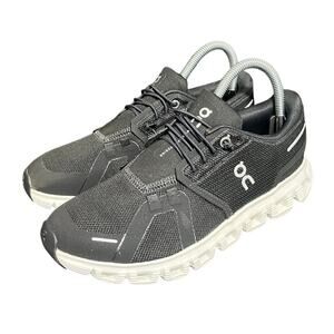 On Cloud Womens 7 Black Running Shoes Athletic Causal Comfort Sneakers